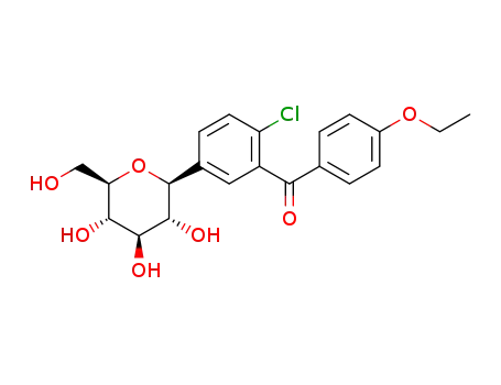 (2-chloro-5-((2S,3R,4R,5S,6R)-3,4,5-trihydroxy-6-(hydroxymethyl)-tetrahydro-2H-pyran-2-yl)phenyl)(ethoxyphenyl)methanone