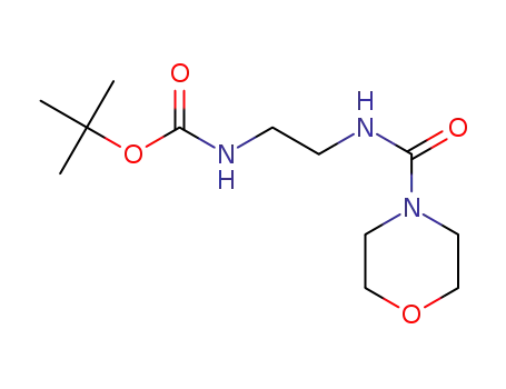 tert-butyl 2-(3-(morpholine-4-carboxamido)ethyl)carbamate