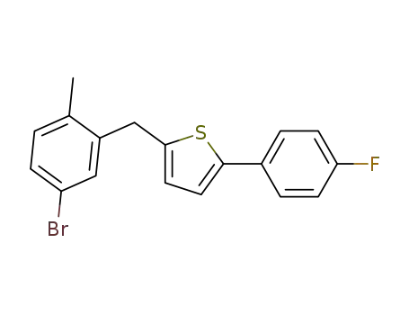 3-[[5-(4-fluorophenyl)-2-thienyl]methyl]-4-methylphenyl bromide