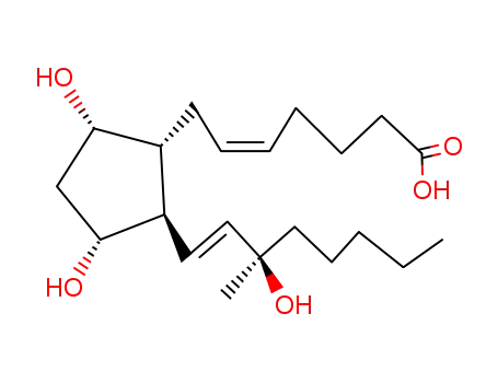 (Z)-7-[(1R,2R,3R,5S)-3,5-Dihydroxy-2-((E)-(R)-3-hydroxy-3-methyl-oct-1-enyl)-cyclopentyl]-hept-5-enoic acid
