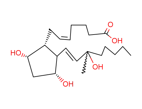 (Z)-7-[(1R,3R,5S)-3,5-Dihydroxy-2-((E)-(R)-3-hydroxy-3-methyl-oct-1-enyl)-cyclopentyl]-hept-5-enoic acid