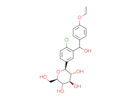 (2S,3R,4R,5S,6R)-2-(4-chloro-3-((4-ethoxyphenyl)(hydroxy)methyl)phenyl)-6-(hydroxymethyl)tetrahydro-2H-pyran-3,4,5-triol