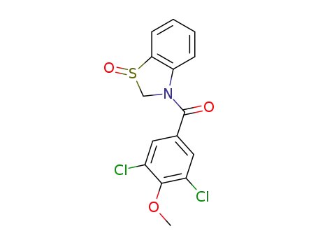 3-(3,5-dichloro-4-methoxybenzoyl)-1-oxo-2,3-dihydro-1,3-benzothiazole