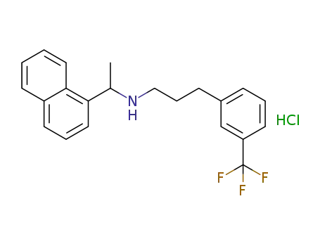 N-(1-(naphthalen-1-yl)ethyl)-3-(3-(trifluoromethyl)phenyl)propan-1-amine hydrochloride